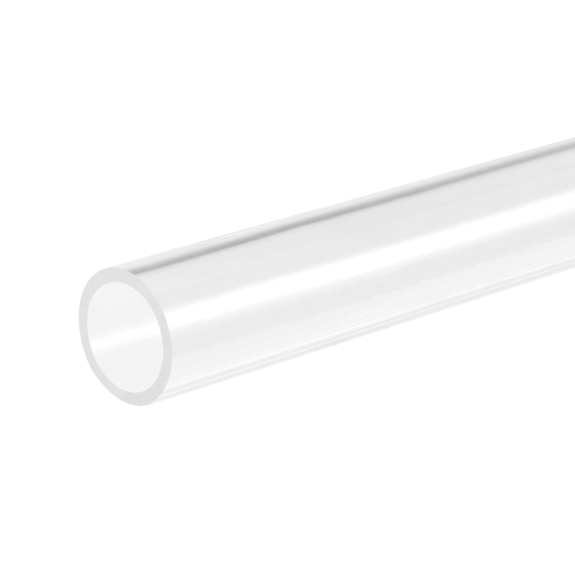 12 inch Lengths 5mm to 180mm Clear Plastic Acrylic Perspex® Tube Rigid Pipe 
