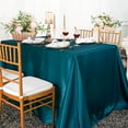 thumbnail image 1 of Wedding Linens Inc. 72" x 120" Satin Rectangular Table Cover Tablecloth - Serene, 1 of 1