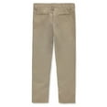 thumbnail image 5 of Smith's American Boys’ Flat Front Twill Uniform / Dress Pants Color: khaki Size: 3t, 5 of 5
