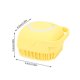thumbnail image 5 of Bearachild Cepillo masajeador de champú para perros y mascotas, 2 uds., peine de masaje para gatos, cepillo de ducha para baño, cepillos de silicona Juegos de accesorios de baño amarillo Bearachild HA003422-01, 5 of 6