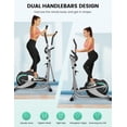 thumbnail image 2 of Elliptical  for Home, Hyper-Quiet Exercise Equipment w/8 Levels Adjustable Resistance, 2 of 7