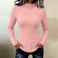 thumbnail image 5 of FAZVAOO Women's High Neck Base Layer Shirt Stretchy Warm Winter Layering Shirt, 5 of 9