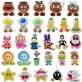 thumbnail image 2 of 35 Styles Super Bros Plush Princess Peach Goomba Toad Koopa Fire Flower Spiny Boo Waluigi Kamek Plushies Stuffed Toys for Kids, 2 of 5