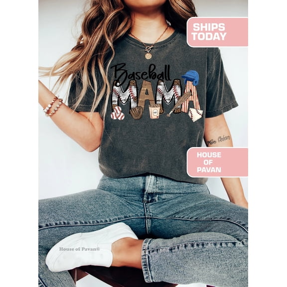 Baseball Mama Tee, Baseball Mom Shirt, Sports Mom Shirt, Family Baseball Shirt, Mothers Day Gift
