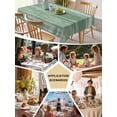 thumbnail image 5 of Sage Green Table Cloth, Waterproof Tablecloth for Rectangle Tables, Vintage Modern Abstract Art Ombre Reusable Washable Fabric Table Cover for Restaurant Kitchen Dining Tables 54"x108", 5 of 9