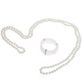 thumbnail image 1 of SHISUYAN Collier Bracelet Perle Simulée pour Femmes Ensemble Multi-Couches Brin Unique Bijoux de Danse pour Femmes, 1 of 8