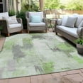 thumbnail image 4 of Dalyn Rugs Machine Washable Indoor/Outdoor Chantille Green 8' x 10' Rug, 4 of 9