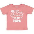 thumbnail image 3 of Inktastic My Best Friend is My Papa with Hearts Boys or Girls Baby T-Shirt, 3 of 5