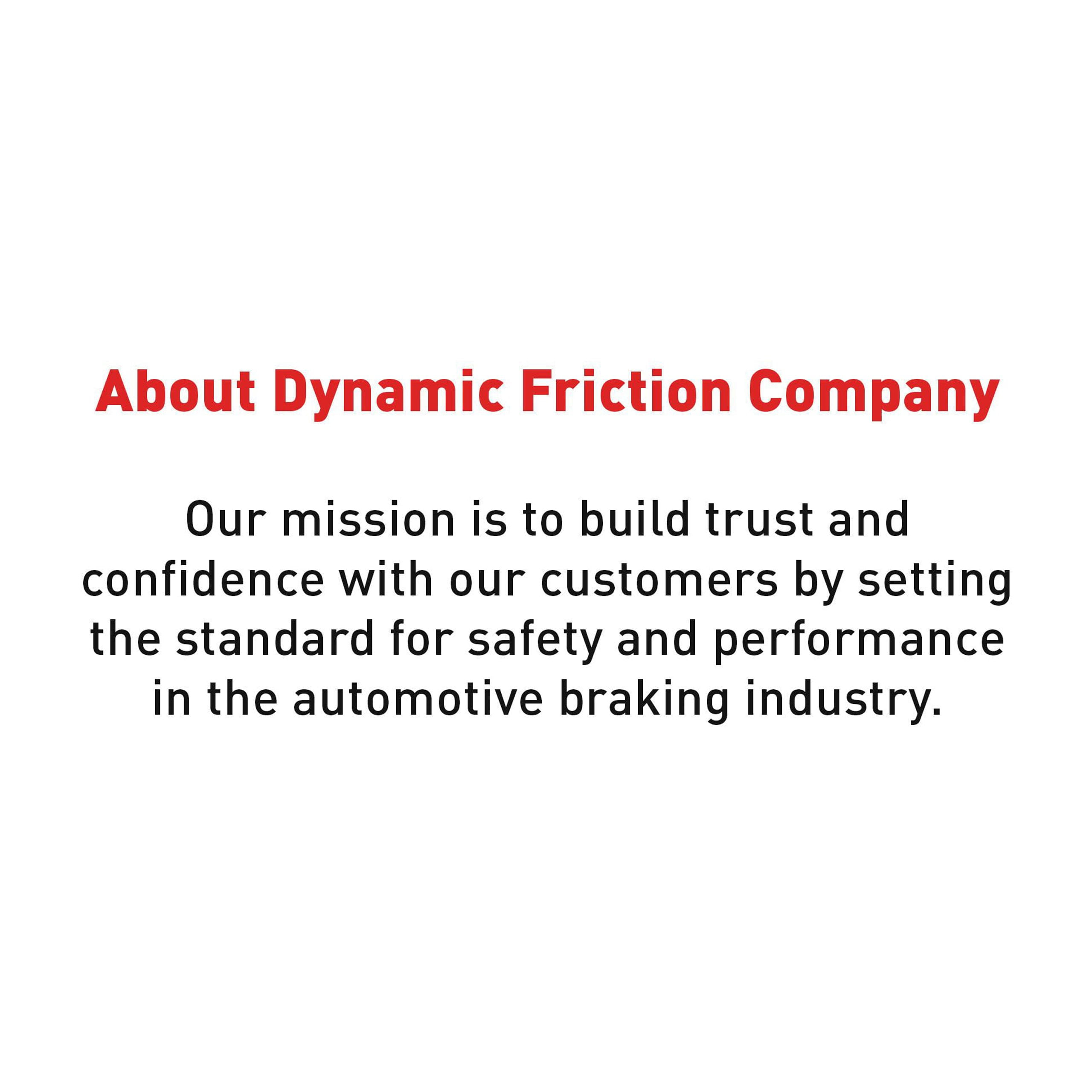 Dynamic Friction Company Front Brake Rotors Slotted Black - 3002-11014