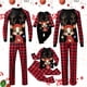 thumbnail image 2 of Conjunto de pijamas a juego para familia de Navidad, lindos ciervos, trajes de Año Nuevo para adultos, niños y bebés, ropa de fiesta familiar a cuadros de Navidad 2023, 2 of 4