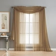 thumbnail image 2 of Diamond Sheer Voile Curtain Panels, 2 of 5