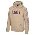 thumbnail image 2 of Men's Colosseum Tan LSU Tigers Big Break Raglan Hoodie, 2 of 3