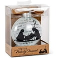 thumbnail image 4 of Lighthouse Christian Products 188024 Holy Family Nativity Glass Christmas Ornament, 4 of 6