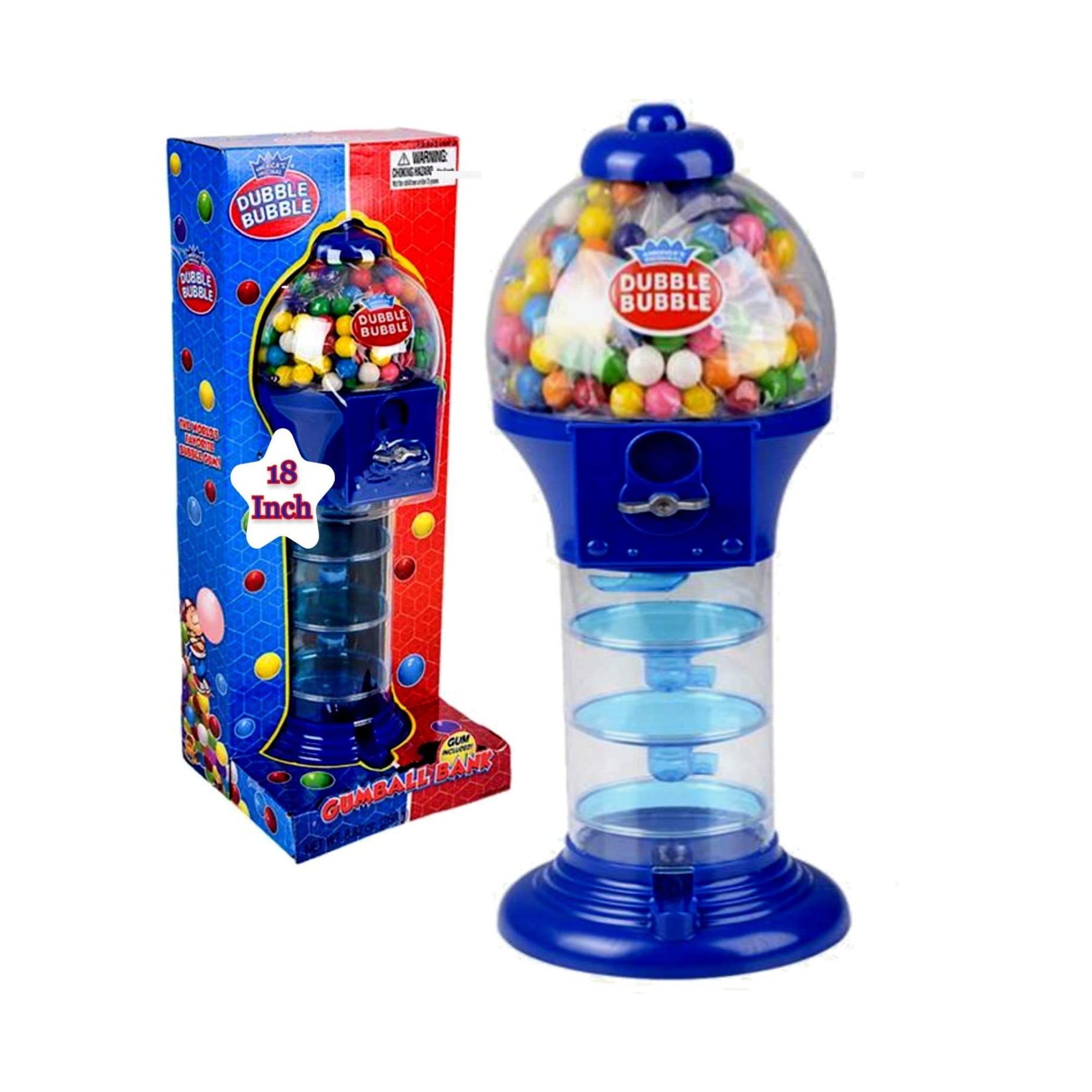 Gumball Vending Machine With Stand Spiral Bank Lighted Gum Dispenser Candy 