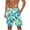 Green, variant on ZCFZJW Quick Dry Swim Trunks for Men Lightweight Casual Drawstring Elastic Waist Summer Tropical Palm Tree Printed Beach Board Shorts Bathing Suit with Pockets Black L