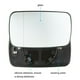 thumbnail image 2 of Speravity 1 par de repuesto para E46 azul izquierdo derecho coche vidrio calentado espejo retrovisor vidrio 51168250438 Vehículos, repuestos y accesorios Mis Speravity CZ9001-00B, 2 of 5