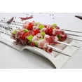 thumbnail image 4 of Yidarton Reusable BBQ Skewers Stainless Steel 35CM Meat Skewers Barbecue Skewers for Outdoor Camping BBQ Tools, Set of 20, 4 of 6