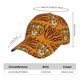thumbnail image 2 of Fotbe Tiger Gorro Clásico de Béisbol, Gorra Ajustable con Broche Snapback, Gorro de Exterior de Algodón Suave, 2 of 6