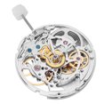 thumbnail image 4 of Kit de movimiento de reloj blanco 2824, herramienta de reparación de pieza de reloj de movimiento de reloj mecánico hueco, 4 of 10