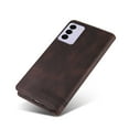 thumbnail image 4 of Dteck for Samsung Galaxy S21FE Case, PU Leather Flip Wallet Case with 2 Cart Slots and Kickstand for Samsung Galaxy S21FE 6.4” 2021 Ladies Girls Women Boys Men, Brown, 4 of 13