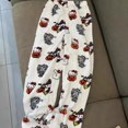 thumbnail image 2 of Pantalones de pijama de franela suave con dibujos animados de Hello Kitty de Sanrio para mujer, pantalones casuales estéticos Y2k, pantalones de casa de felpa bonitos, otoño e invierno, 2 of 5