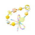 thumbnail image 4 of Llavero con cuentas, accesorio ligero de dibujos animados, colgante decorativo para Amarillo, 4 of 9