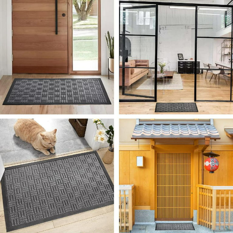 Buy MEGA CART HOME Attractive Welcome Mat/Rubber Mat/Waterproof Bathmat  Heavy Duty for Entry Busy Areas Inside Entrance Doormats Non-Slip Back Dirt  Trapper (40X60Cm) Online at Best Prices in India - JioMart.