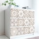 thumbnail image 4 of Juego de 10 piezas de azulejos de mármol crema esmerilado, adhesivos para pared, suelo, cocina, baño, renovación del hogar, papel tapiz antideslizante, calcomanías de pared beige, 4 of 5