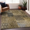 thumbnail image 6 of Addison Rugs Mayfield Washable Transitional Patchwork Brown Rectangle Rug, 9' x 12', 6 of 6