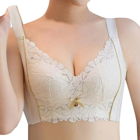 Fvwitlyh Shapermint Bra Women Fashion Casual Breathable Tube Top Bra  Underwear Without Steel Ring Gathering And Adjusting Bro Yellow,L
