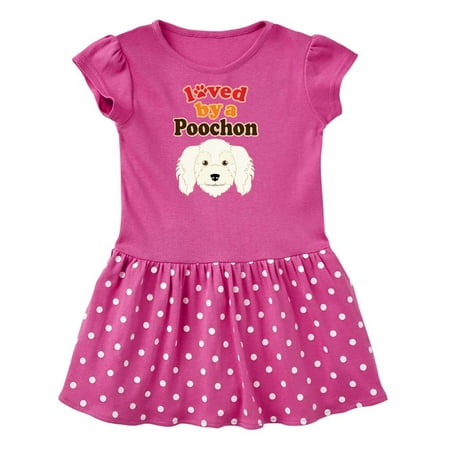 

Inktastic Poochon Dog Gift Gift Toddler Girl Dress
