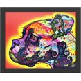 thumbnail image 1 of Trademark Fine Art Profile Boxer by Dean Russo, Black Frame 16x20, Multi-Color, 1 of 6