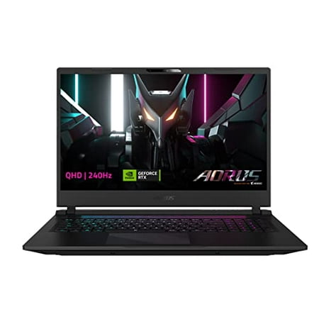 GIGABYTE AORUS 17: 17.3" Thin Bezel QHD 2560x1440 240Hz, NVIDIA GeForce RTX 4070 Laptop GPU 8GB GDDR6, Intel Core i7-13700H, 16GB DDR5 RAM, 1TB SSD, Win11 Home (AORUS 17 BSF-73US654SH),Black