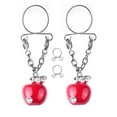 thumbnail image 3 of Nipple Shield Non Pierced Nipple Ring Clip On Nipple Ring Non Pierced Clip On Body Jewelry Rhinestone Nipple Ring Shield, 3 of 8