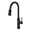 Matte Black, variant on Sumerain Pull-Down Kitchen Faucet with Sprayer, Stainless Steel Single Lever, 1-Hole, Matte Black