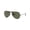 Matte Black Frame | Polarized G-15 Green Lens, variant on RB3025 AVIATOR CLASSIC Pilot Shape Sunglasses Polished Arista Gold Frame | Polarized Brown Lens 58mm