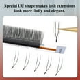 thumbnail image 3 of NAGARAKU 2D UU Soft Light Natural U Shape YY Eyelash Extensions Black 0.07C 10mm, 3 of 8