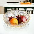 thumbnail image 4 of STP GOODS Lisboa Hand-Painted Glass Fruit Bowl Bohemian Style Glass Serving Bowl, 4 of 9