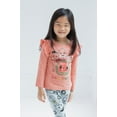 thumbnail image 2 of CoComelon JJ Cody Nina Toddler Girls T-Shirt and Leggings Outfit Set Orange / Gray 4T, 2 of 5