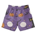 thumbnail image 7 of FORMRS Boys Swim Trunks Quick Dry Mesh Liner Boardshorts Sizes XS-XL, Halloween Black Cat, 7 of 7