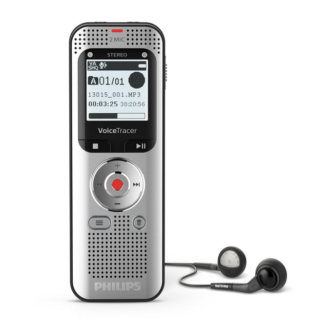 Grabadora de voz Philips DVT2050 Voicetracer Digital 8GB