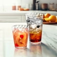 thumbnail image 4 of Amazing Abby - Iceberg - 16-Ounce and 24-Ounce Plastic Tumblers (Set of 12), Plastic Drinking Glasses, All-Clear Reusable Plastic Cups, Stackable, BPA-Free, Shatter-Proof, Dishwasher-Safe, 4 of 4