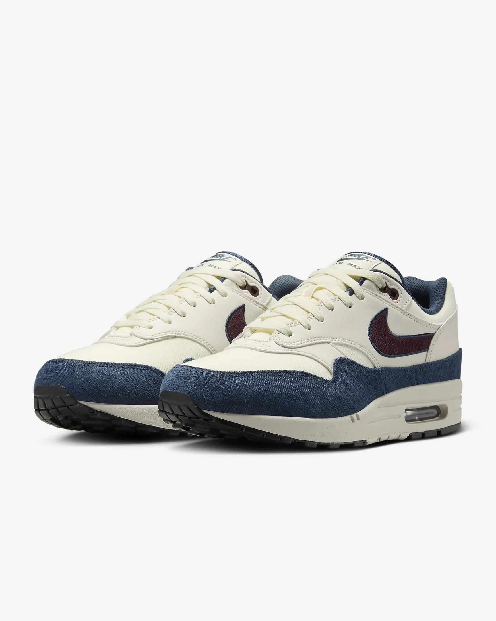 air max 1 white navy red