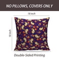 thumbnail image 2 of LALILO Throw Pillow Covers Paisley Backdrop Circle Color Colorful Cushion Cover 18" x 18", 4202 Pack, 2 of 6