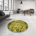 thumbnail image 4 of Ahgly Company Machine Washable Indoor Rectangle Transitional Orange Gold Area Rugs, 7' x 10', 4 of 7