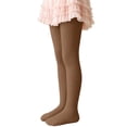 thumbnail image 2 of Zefriona Kids Knitted Cotton Striped Twisted Pantyhose for Dance & Layering – Stretchy Comfort Fit Base Pants, Ages 2–7 Years Brown Size 3T, 2 of 8