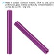 thumbnail image 4 of M3 Aluminum Spacers, 6 Pcs Metal Spacer Aluminum 3mm ID x 5mm OD x 45mm L Threaded Spacer Screw Standoff, Purple, 4 of 6