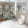 thumbnail image 7 of Orinice Flowers Bathroom Decor Set Colorful Luxurious Graphic Print Polyester Fabric Shower Curtain with Hooks 60x72, 7 of 7