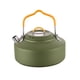 thumbnail image 2 of Tetera para acampar al aire libre de 1 litro con pico corto, resistente y duradera. Verde, 2 of 8
