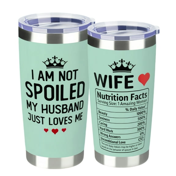 Tumblers & Cups:【Wife swig Tumbler】Let our Wife swig Tumbler serve as a reminder of your love for your Wife - 20 Oz Mint Tumbler